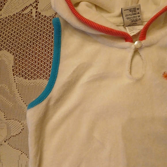 Girls OshKosh Sleeveless Hoodie Sweater Size 4 - Picture 5 of 13